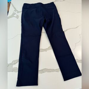 Caposhie Stretch pants adjustable waist. Navy size 12